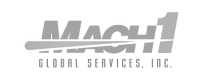 Mach1 black and white customer logo