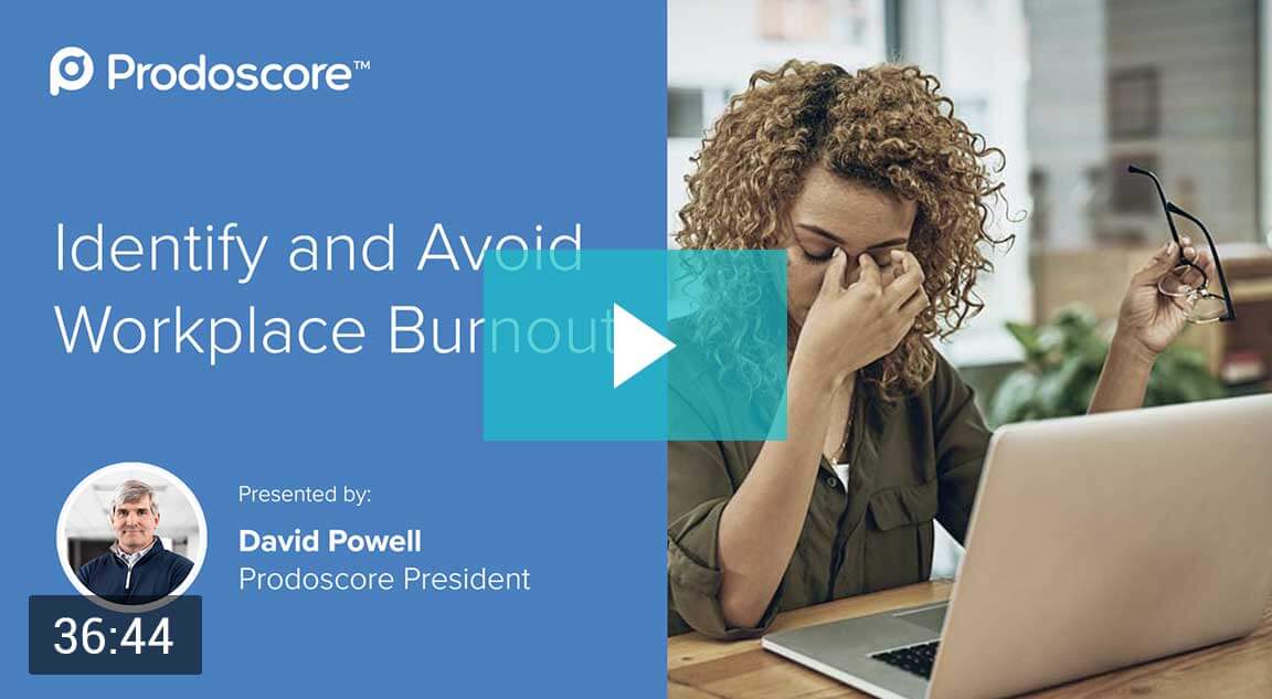 Identify and avoid workplace burnout webinar